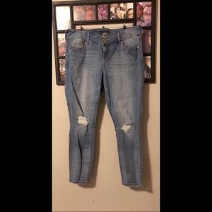 Blue torrid jeggings